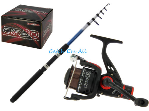 Telescopic fishing rod and - fishing,