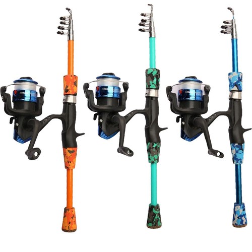 Telescopic kids fishing rod - telescopic,
