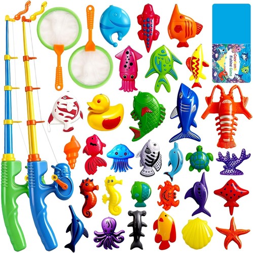 Magnetic fishing toys - fishing, set