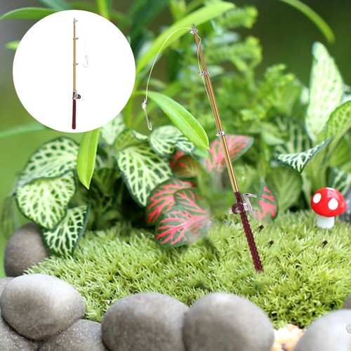 Mini fishing pole model - mini, tiny