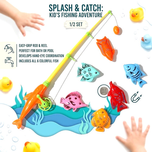Magnetic fishing game toy for - fishing,