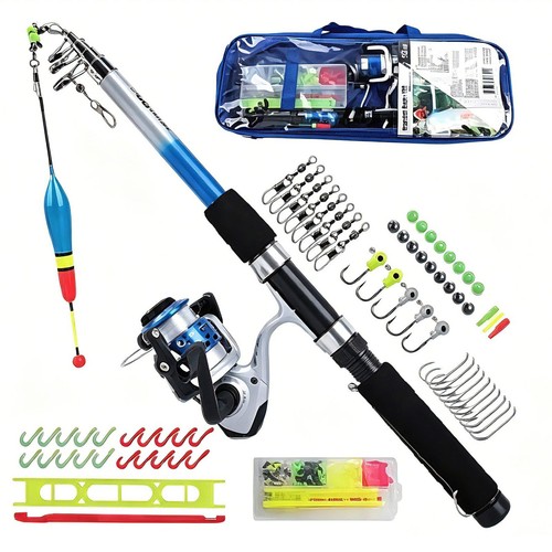 Telescopic fishing rod - telescopic,