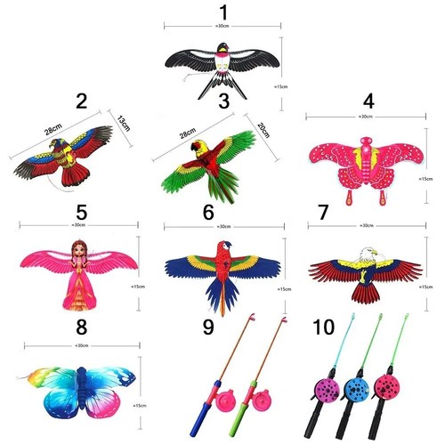 Kids mini fishing rod kite - mini,