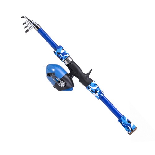 Blue kids fishing pole - kids, for