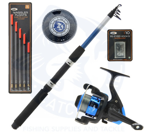 6ft telescopic fishing - 6ft,
