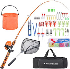 Kids Fishing Pole Set with