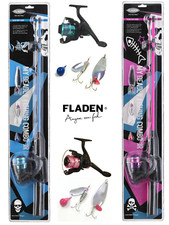 FLADEN PINK BLUE FISHING ROD