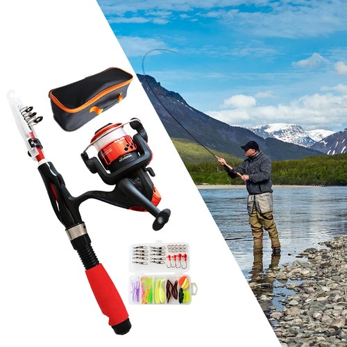 Telescopic kids fishing pole - telescopic,