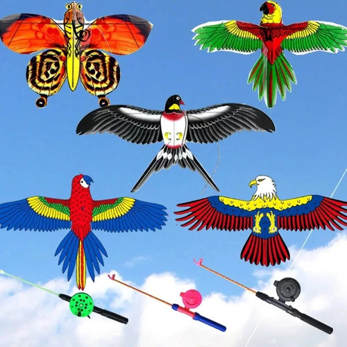 Kids mini fishing rod kite - rod,