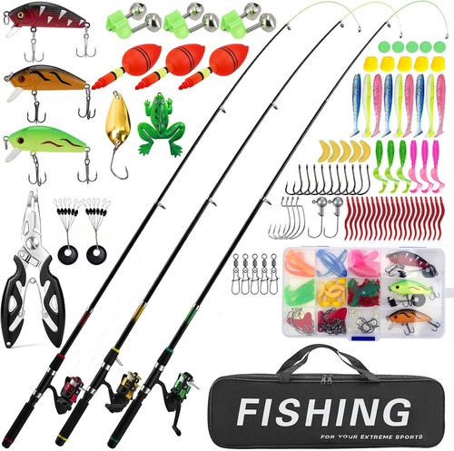 Telescopic fishing rod - 1.8m,