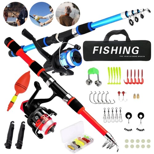Telescopic fishing rod non - telescopic,