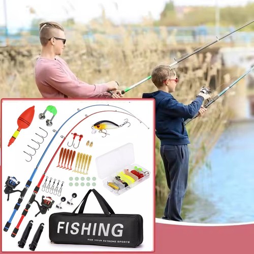 Fishing pole set - fishing,