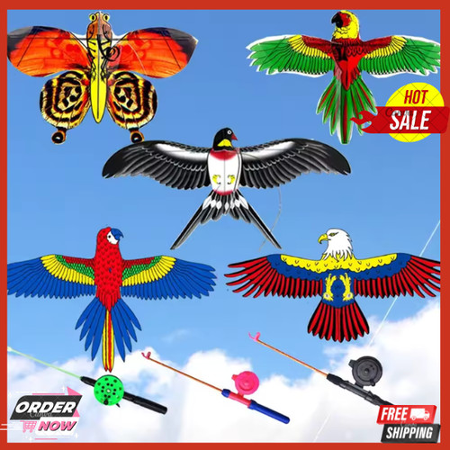 Kids mini fishing rod kite - kids,
